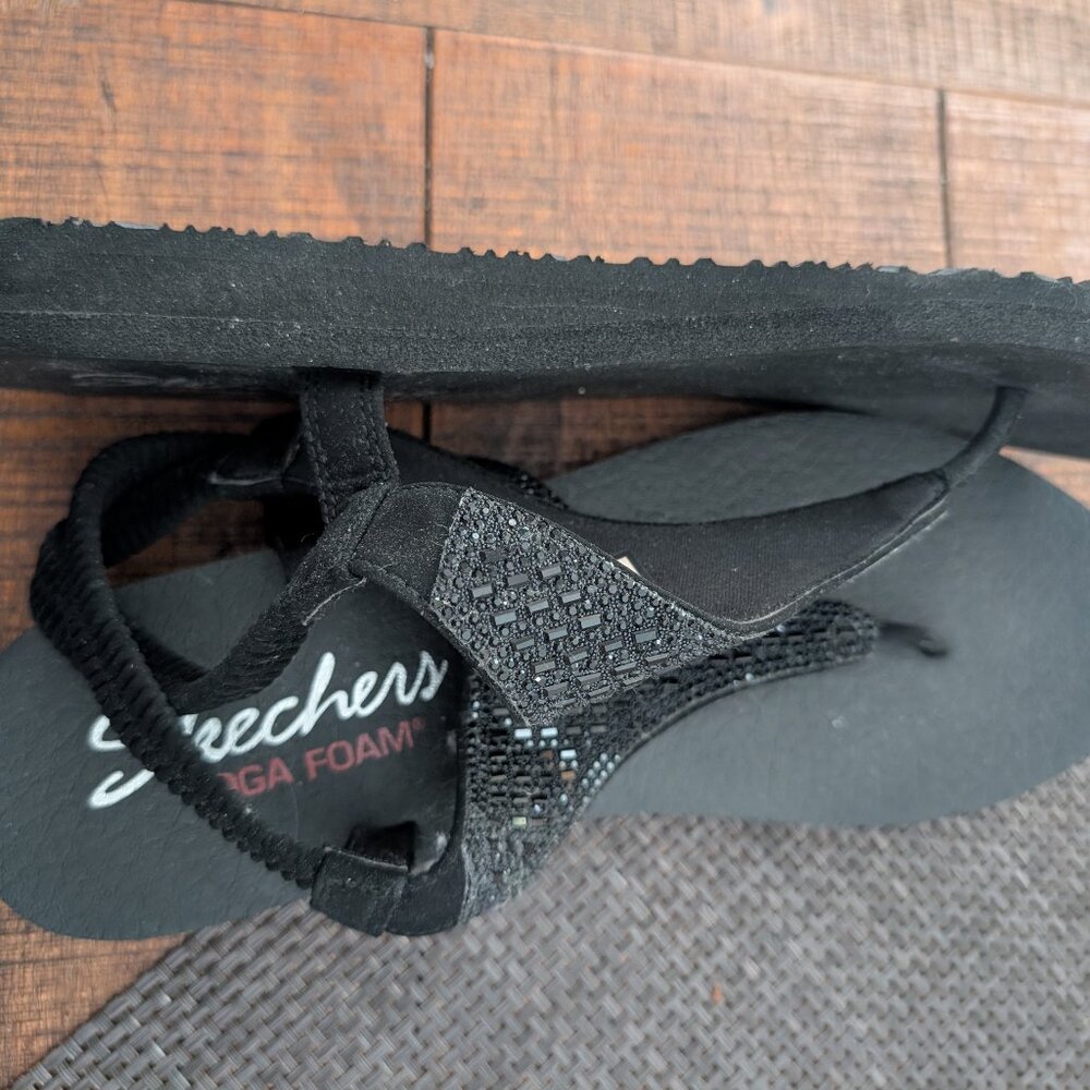 Skechers beaded flip flops 11 - Picture 5 of 5